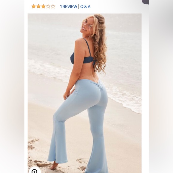 CLEARANCE Camille Kostek Flare Leg Beach Pants - Picture 5 of 6